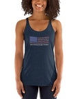 Women's Navy Star Spangled Patriotism Tank