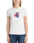 Women's White Lady Liberty Shirt