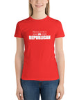 Proud To Be A Republican (Women's T-Shirt in Red)