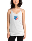 All-American Heart (Women's Racerback Tank)