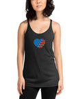 All-American Heart (Women's Racerback Tank)