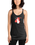 Women's Black Lady Liberty Racerback Tank