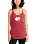 All-American Heart (Women's Racerback Tank)