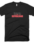 Proud To Be A Republican (Unisex T-Shirt in Black)